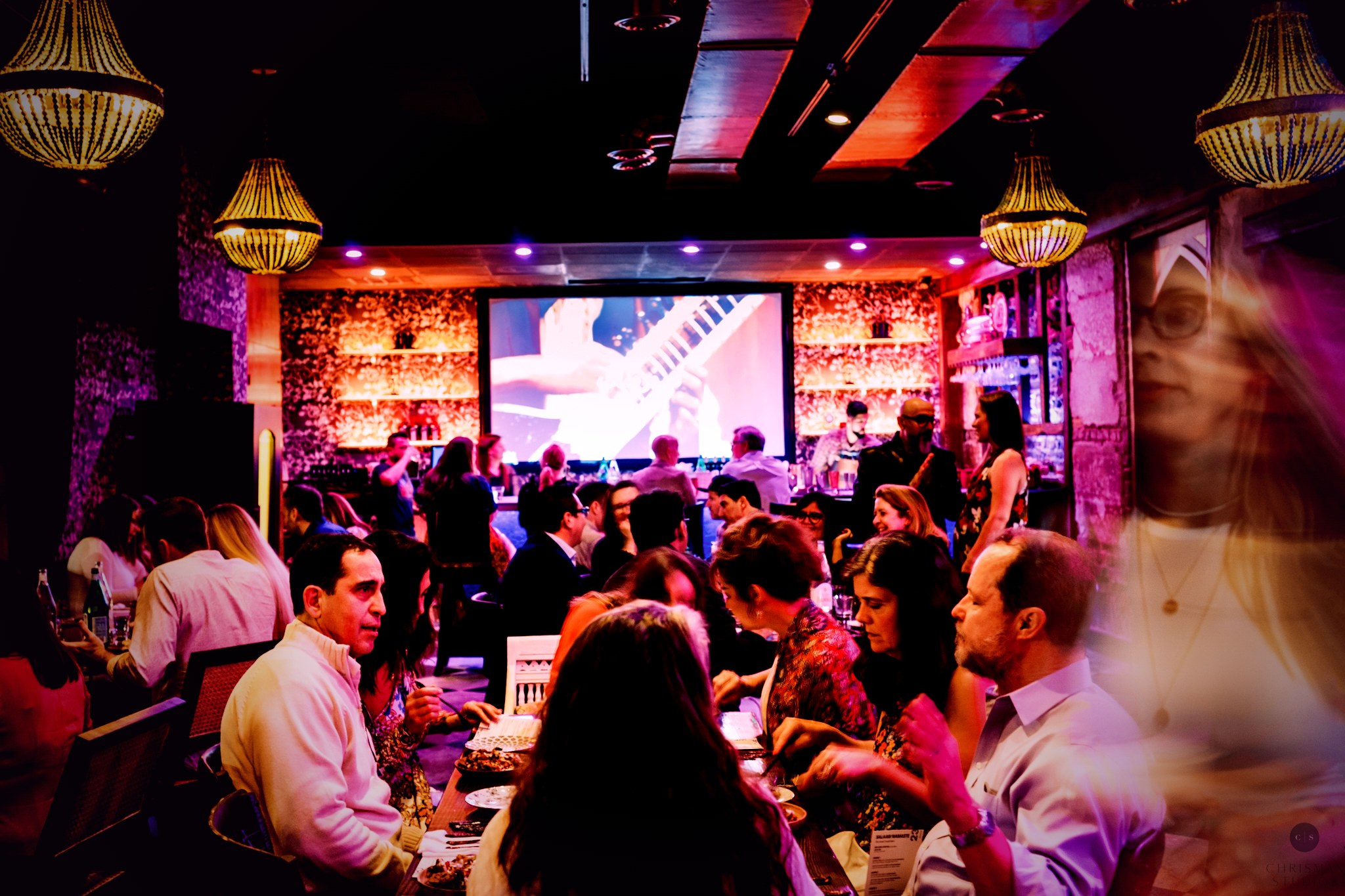 The Ma'am Saab dining room in full swing