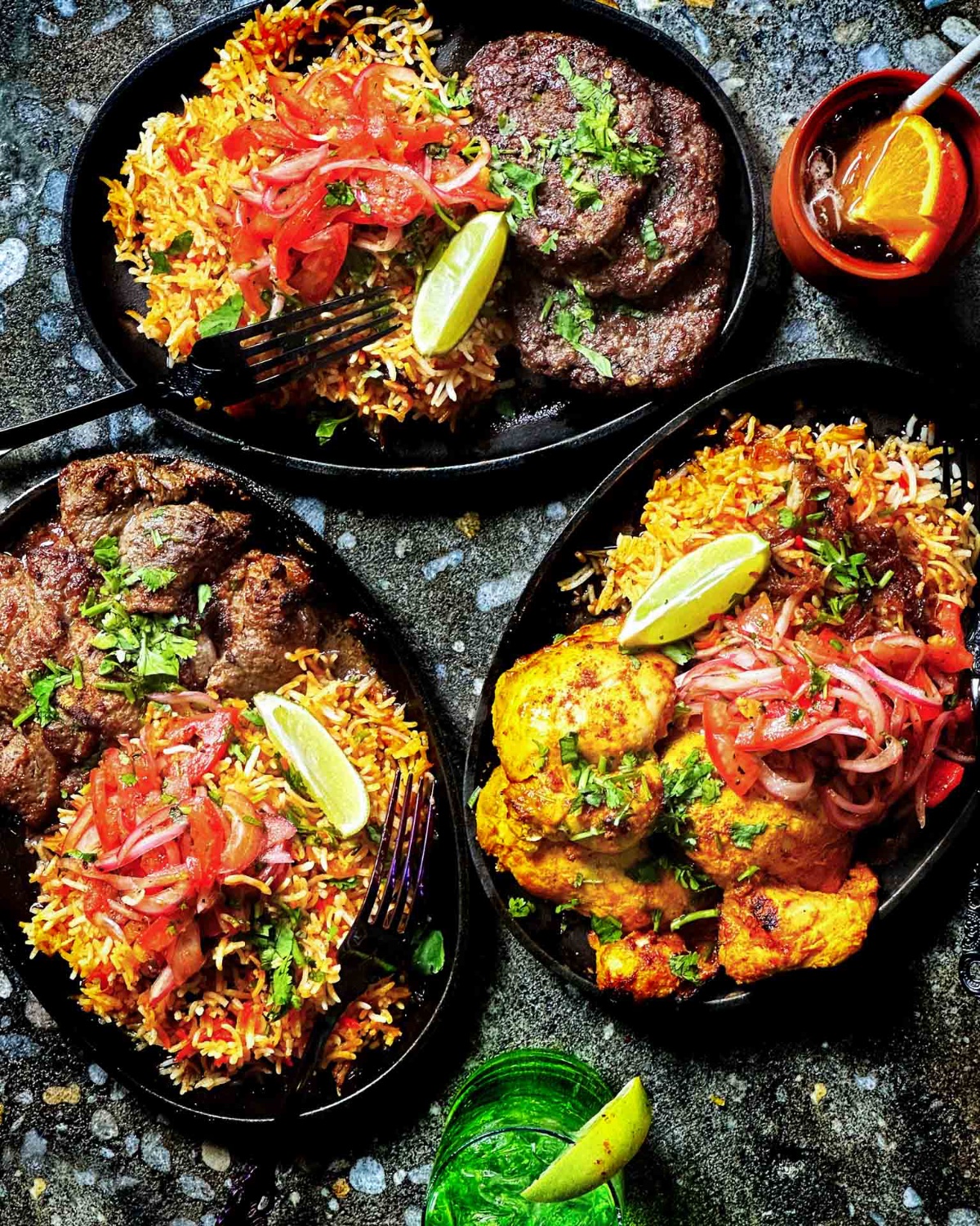 Tikka and kabab at Ma'am Saab, Charleston: flame-charred marinated meats