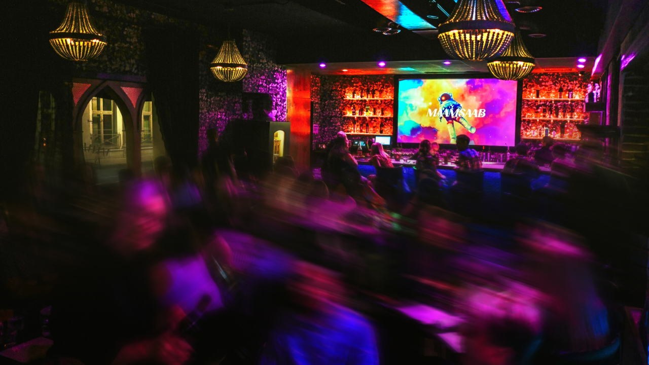 Inside Ma'am Saab, a night in full swing